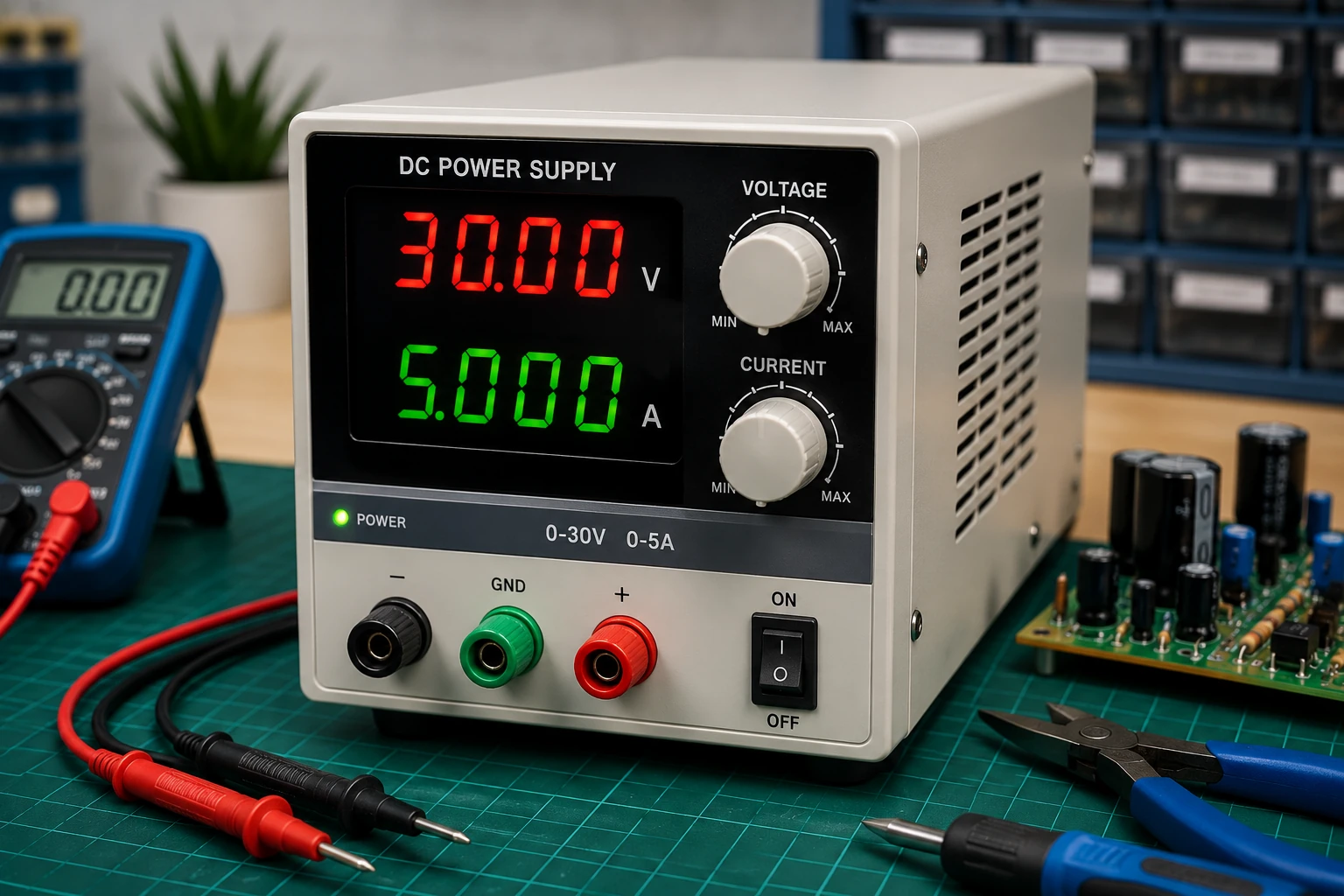 Adjustable Bench Power Supply